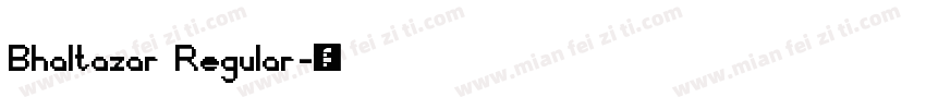 Bhaltazar Regular字体转换